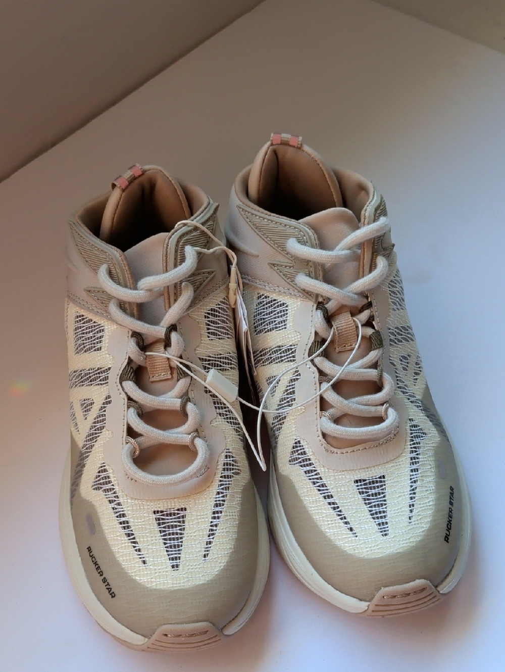 Zara Women's Beige Athletic Sneakers